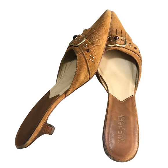 Michael Kors Tan Sandals - Picture 1 of 11